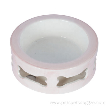 Customizable Puppy Dog Ceramic Dog Bowl